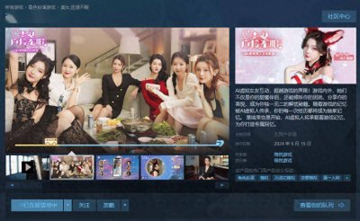 AI+美女互动！《美女，应接不暇》登陆Steam 14天仅