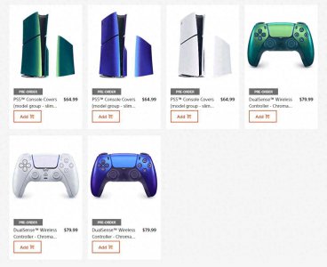 剁手啦！PS5“炫彩”配色外设预购开启 手柄定价