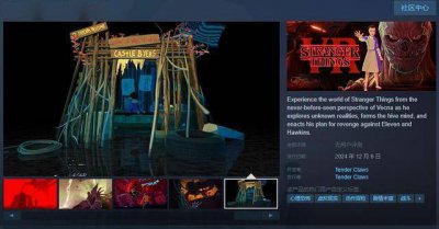 不支持中文！“怪奇物语”改编VR游戏Steam页面
