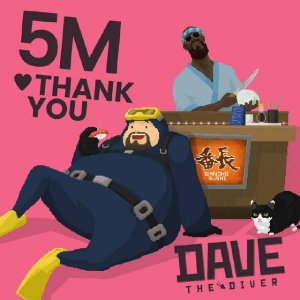 《潜水员戴夫》销量破500万 Steam史低促销，欲购