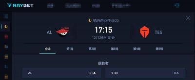 TES稳拿德杯冠军？AL背水一战，能否延续黑马神话